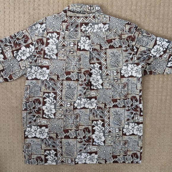 Men's Hawaiian Shirt w/Pocket (A149) - Picture 3 of 4